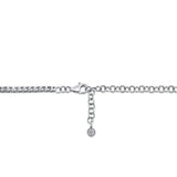 Shy Creation Diamond Tennis Necklace 4.39 CT-Shy Creation Diamond Tennis Necklace - SC55005140