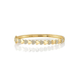 Shy Creation Diamond Pave Heart Bangle 0.51 CT-Shy Creation Kate Diamond Pave Heart Bangle - SC55024433ZS