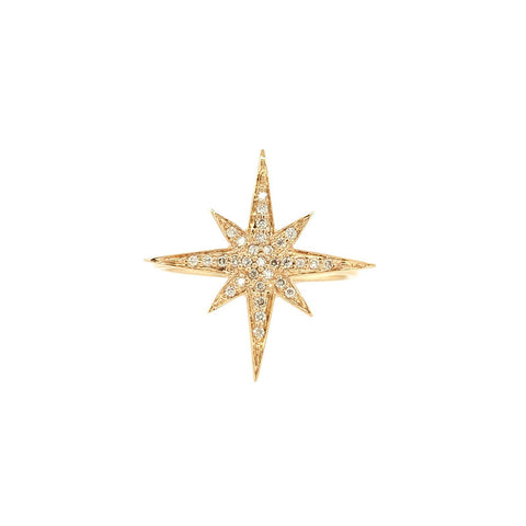 Sydney Evan 14K Rose Gold Starburst Diamond Ring-Sydney Evan 14K Rose Gold Starburst Diamond Ring -