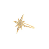 Sydney Evan 14K Rose Gold Starburst Diamond Ring-Sydney Evan 14K Rose Gold Starburst Diamond Ring -