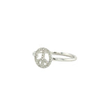 Sydney Evan Diamond Peace Ring-Sydney Evan Diamond Peace Ring in 14 karat white gold.