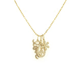 Sydney Evan 14K Yellow Gold Diamond Pendants and Chain-Sydney Evan 14K Yellow Gold Diamond Pendants and Chain -