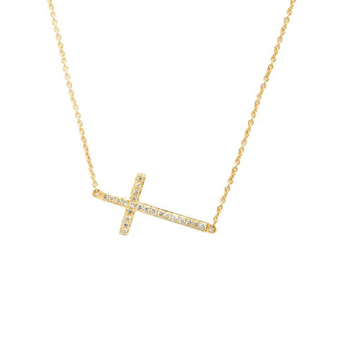 Sydney Evan Cross Diamond Bracelet-Sydney Evan Cross Diamond Bracelet -