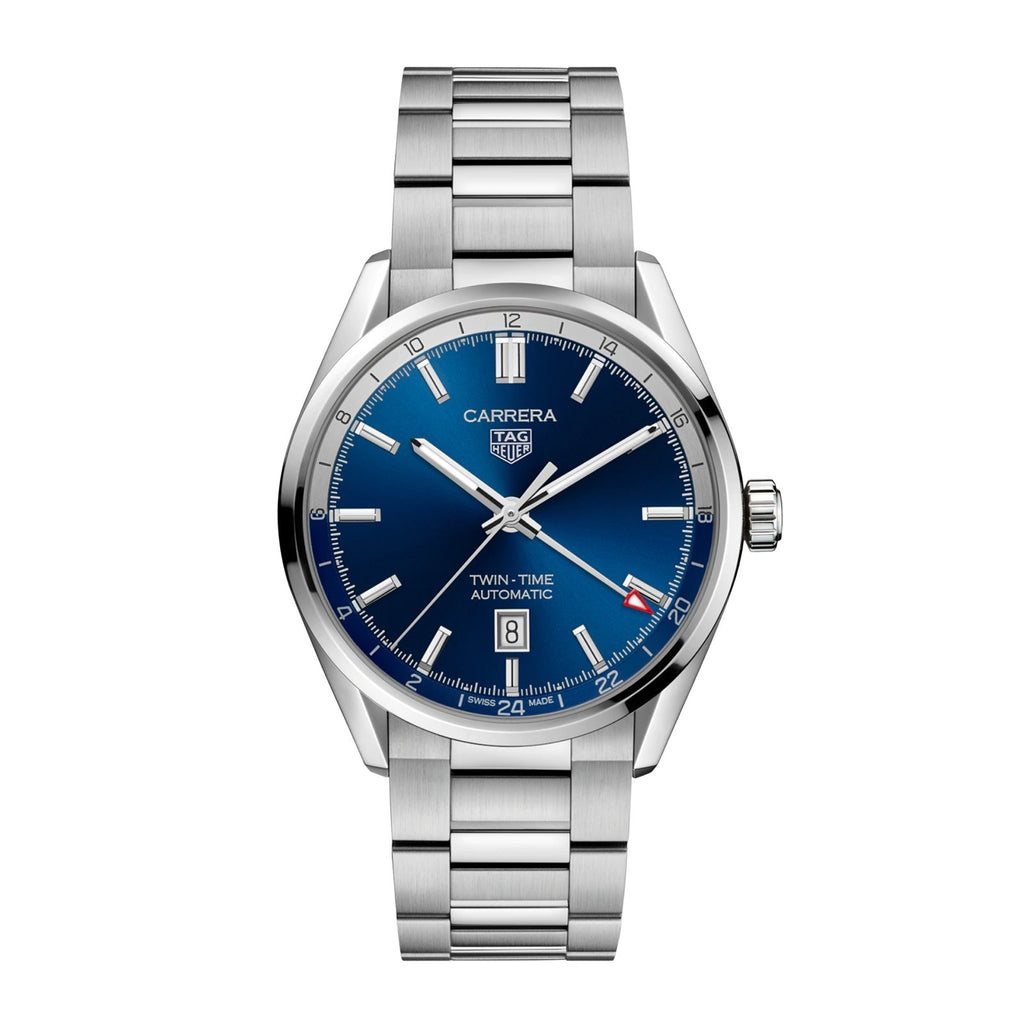 TAG Heuer Carrera Calibre 7 Twin Time - 41mm-Tag Heuer Carrera Calibre 7 Twin Time - 41mm - WBN201A.BA0640