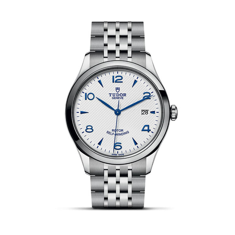 TUDOR 1926 39mm Steel-TUDOR 1926 in a 39mm stainless steel case with silver dial on stainless steel bracelet, featuring a date display and automatic movement.