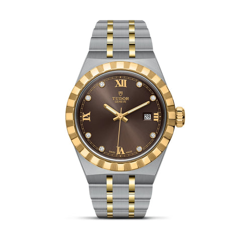 TUDOR Royal 28mm Steel and Gold-TUDOR Royal 28mm Yellow and Steel - M28303-0009