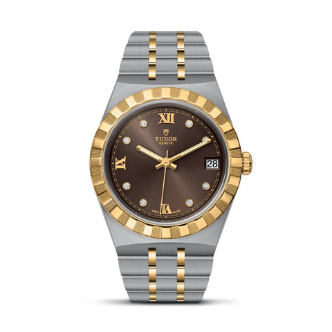 TUDOR Royal 34mm Steel and Gold-TUDOR Royal 34mm Yellow and Steel - M28403-0009
