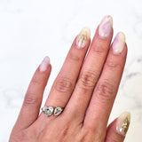 Two-stone Engagement Ring-Two-stone Engagement Ring - DRNKA04961