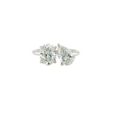 Two-stone Engagement Ring-Two-stone Engagement Ring - DRNKA04970