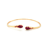 UGO Cala 18K Rose Gold Ruby Bangle-UGO Cala 18K Rose Gold Ruby Bangle -