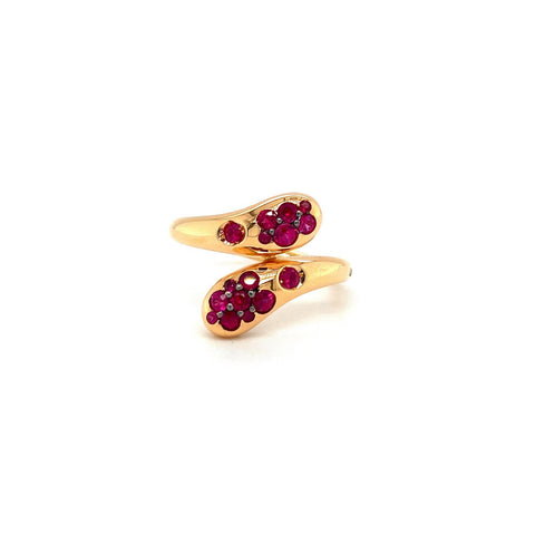 UGO Cala 18K Rose Gold Ruby Ring-UGO Cala 18K Rose Gold Ruby Ring -