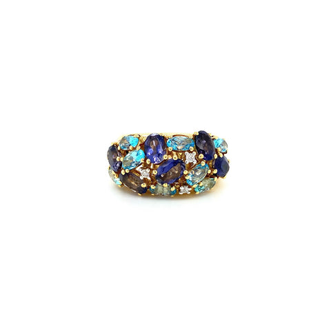 UGO Cala 18K Yellow Gold Diamond Ring-UGO Cala 18K Yellow Gold Diamond Ring -