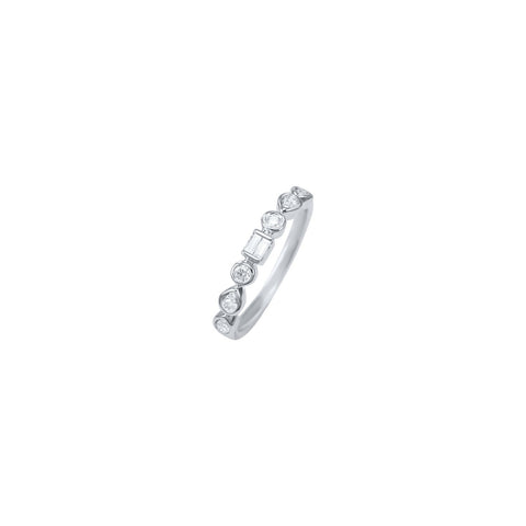 White Gold Diamond Band-White Gold Diamond Band - IRI00470W