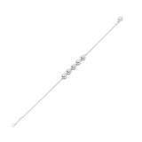 White Gold Diamond Bracelet-White Gold Diamond Bracelet - IBI00590W