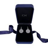 White Jade Round Earrings-White Jade Round Earrings - OEMXM00064