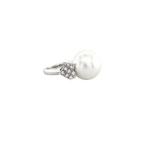 White South Sea Pearl Diamond Ring-White South Sea Pearl Diamond Ring -