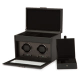 Wolf Axis Double Watch Winder with Storage-Wolf Axis Double Watch Winder with Storage - 469303