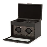 Wolf Axis Double Watch Winder with Storage-Wolf Axis Double Watch Winder with Storage - 469303