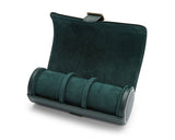 Wolf British Racing Green Triple Watch Roll-Wolf British Racing Green Triple Watch Roll - 792941
