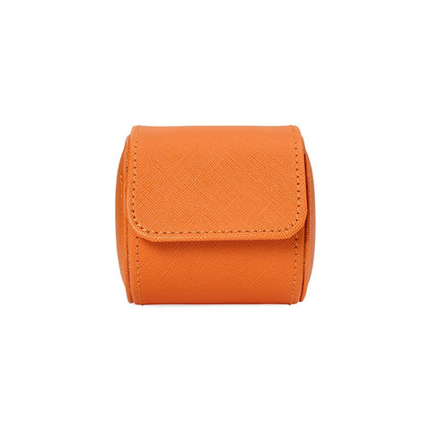 WOLF Tutti Frutti Orange Single Watch Roll-WOLF Tutti Frutti Orange Single Watch Roll - 680100-Orange