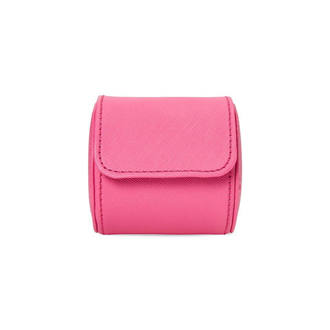 WOLF Tutti Frutti Pink Single Watch Roll-WOLF Tutti Frutti Pink Single Watch Roll - 680100-Pink