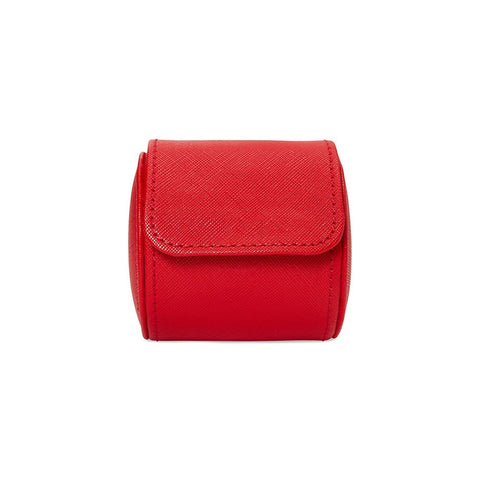 WOLF Tutti Frutti Red Single Watch Roll-WOLF Tutti Frutti Red Single Watch Roll - 680100-Red