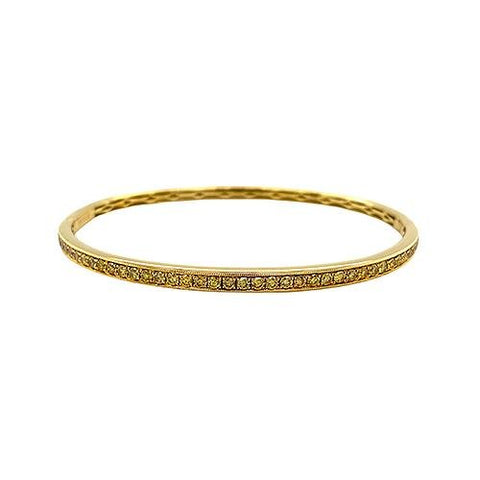 Yellow Diamond Bangle-Yellow Diamond Bangle -