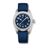Zenith Pilot Automatic-Zenith Pilot Automatic - 03.4000.3620/51/I003 - Zenith Pilot Automatic in a 40mm stainless steel case with blue dial on blue leather strap, featuring an automatic movement with up to 60 hours of power reserve.